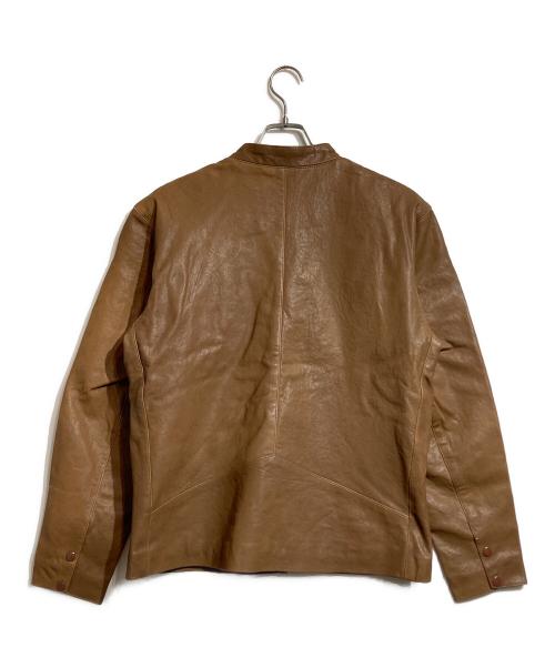 AT-DIRTY（アットダーティ）AT-DIRTY (アットダーティ) DH-RIDERS LEATHER  JACKET ブラウン サイズ:Mの古着・服飾アイテム