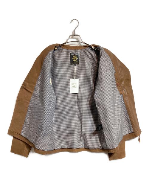 AT-DIRTY（アットダーティ）AT-DIRTY (アットダーティ) DH-RIDERS LEATHER  JACKET ブラウン サイズ:Mの古着・服飾アイテム