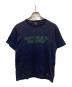 stussy（ステューシー）の古着「フロッキープリントTシャツ」｜ネイビー