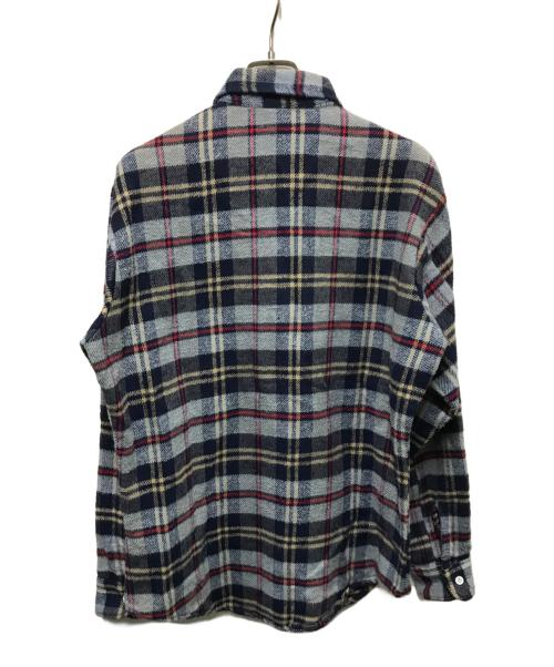 big mac（ビッグマック）BIG MAC (ビッグマック) 70’Sヘビーネルシャツ ブルー サイズ:Mの古着・服飾アイテム