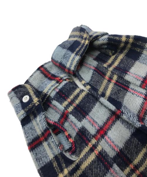 big mac（ビッグマック）BIG MAC (ビッグマック) 70’Sヘビーネルシャツ ブルー サイズ:Mの古着・服飾アイテム