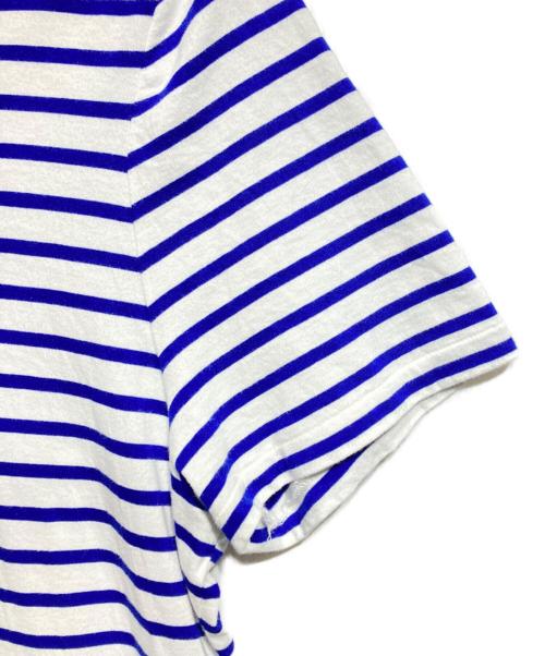 POLO RALPH LAUREN（ポロ・ラルフローレン）POLO RALPH LAUREN (ポロ・ラルフローレン) ポロベアボーダーTシャツ ブルー サイズ:XLの古着・服飾アイテム