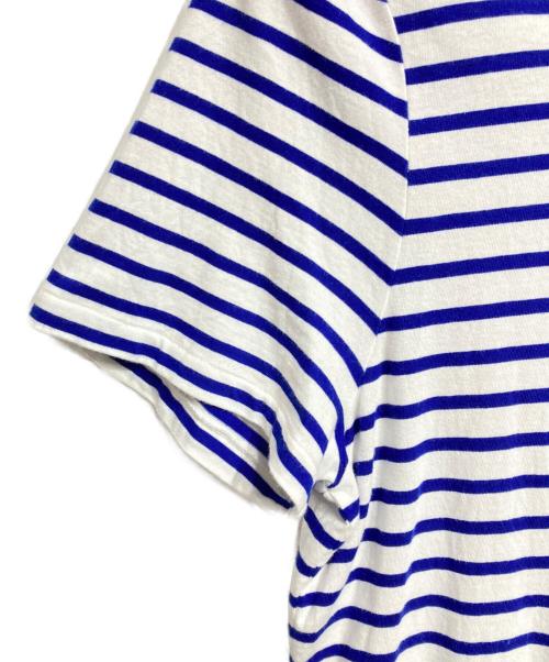 POLO RALPH LAUREN（ポロ・ラルフローレン）POLO RALPH LAUREN (ポロ・ラルフローレン) ポロベアボーダーTシャツ ブルー サイズ:XLの古着・服飾アイテム