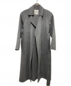 COSコス）の古着「ベルテッドコート」｜グレー