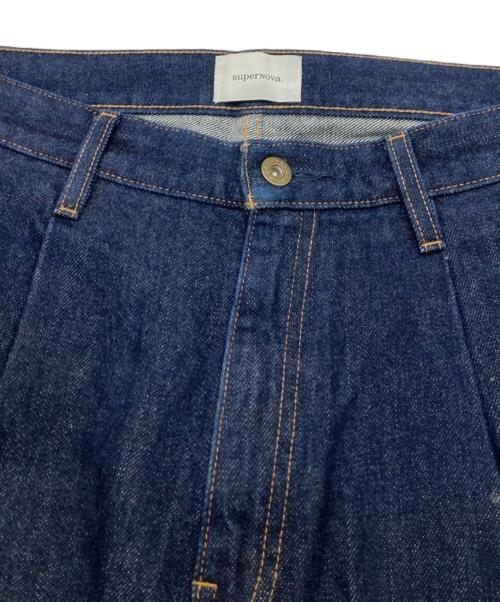 superNova.（スーパーノヴァ）superNova. (スーパーノヴァ) Wide selvedge jeans インディゴ サイズ:Sの古着・服飾アイテム