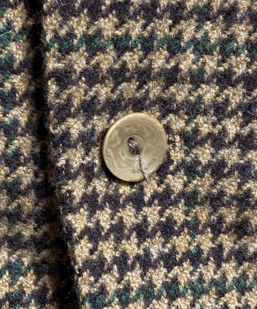 BOGLIOLI（ボリオリ）BOGLIOLI (ボリオリ) 千鳥柄テーラードジャケット ブラウン サイズ:46の古着・服飾アイテム