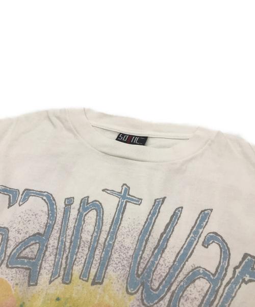 SAINT MICHAEL（セントマイケル）SAINT MICHAEL (セントマイケル) SAINT WAR SS TEE ホワイト サイズ:XXLの古着・服飾アイテム