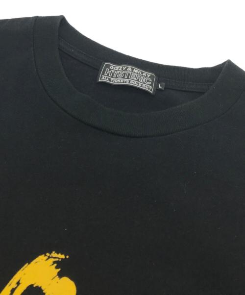 Hysteric Glamour（ヒステリックグラマー）Hysteric Glamour (ヒステリックグラマー) AIRLINE Tシャツ ブラック サイズ:Lの古着・服飾アイテム