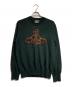 Vivienne Westwood man（ヴィヴィアン ウェストウッド マン）の古着「ROUGHLY STITCHED ORB KNIT」｜グリーン