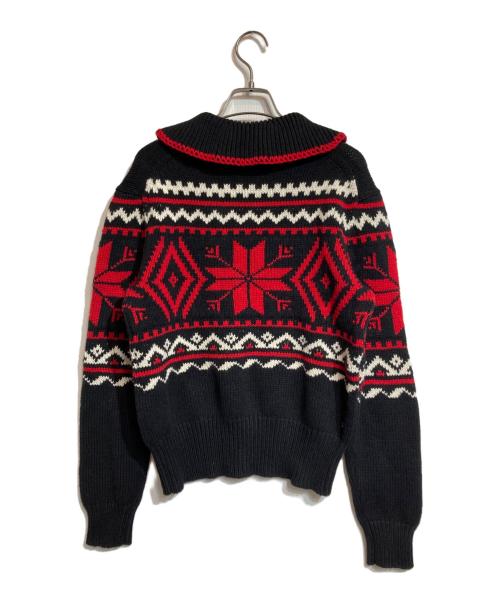 POLO RALPH LAUREN（ポロ・ラルフローレン）POLO RALPH LAUREN (ポロ・ラルフローレン) カシミヤブレンドノルディックセーター ブラック サイズ:Sの古着・服飾アイテム