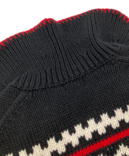POLO RALPH LAUREN（ポロ・ラルフローレン）POLO RALPH LAUREN (ポロ・ラルフローレン) カシミヤブレンドノルディックセーター ブラック サイズ:Sの古着・服飾アイテム