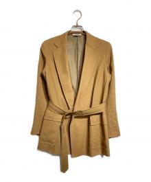 AURALEE（オーラリー）の古着「WOOL CUPRA LINEN CLOTH JACKET」｜ブラウン