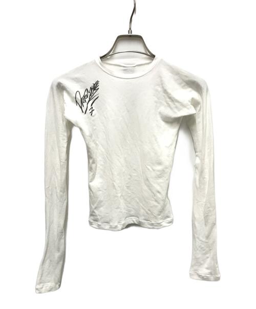 PROTOTYPES（プロトタイプス）prototypes (プロトタイプス) ロングスリーブカットソー ホワイト サイズ:S/Mの古着・服飾アイテム