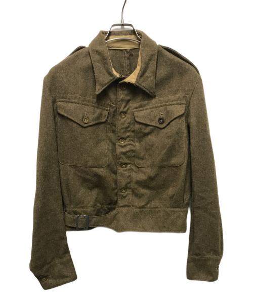 カナダ軍（カナダグン）カナダ軍 (カナダグン) 40'SBATTLEDRESS ウールジャケット ブラウン サイズ:16の古着・服飾アイテム