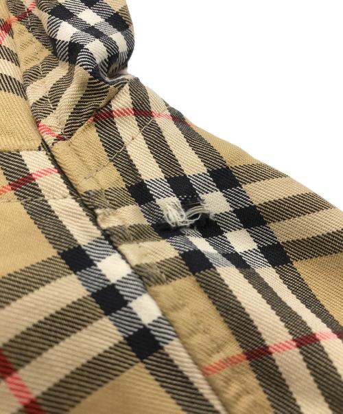 BURBERRY LONDON（バーバリーロンドン）BURBERRY LONDON (バーバリーロンドン) ノバチェックシャツ ブラウン サイズ:Lの古着・服飾アイテム
