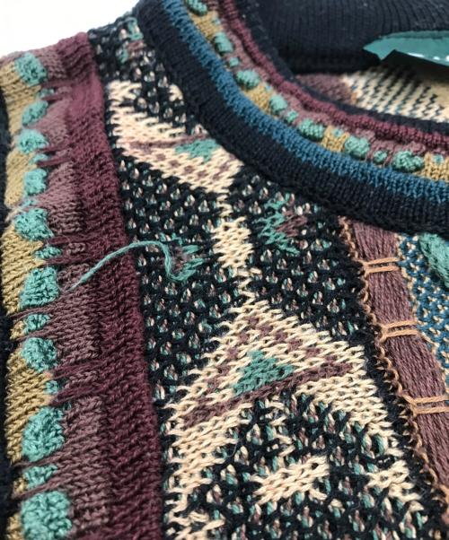 TUNDRA（ツンドラ）TUNDRA (ツンドラ) 3Dニット グリーン サイズ:XLの古着・服飾アイテム