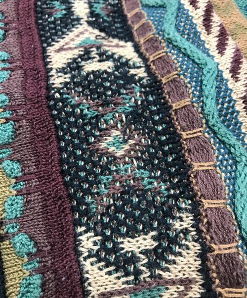 TUNDRA（ツンドラ）TUNDRA (ツンドラ) 3Dニット グリーン サイズ:XLの古着・服飾アイテム