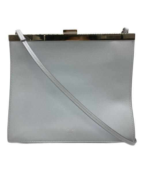 CELINE（セリーヌ）CELINE (セリーヌ) クラスプミニショルダーバッグ ブルー サイズ:不明の古着・服飾アイテム