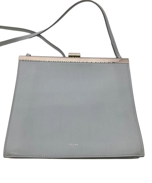 CELINE（セリーヌ）CELINE (セリーヌ) クラスプミニショルダーバッグ ブルー サイズ:不明の古着・服飾アイテム