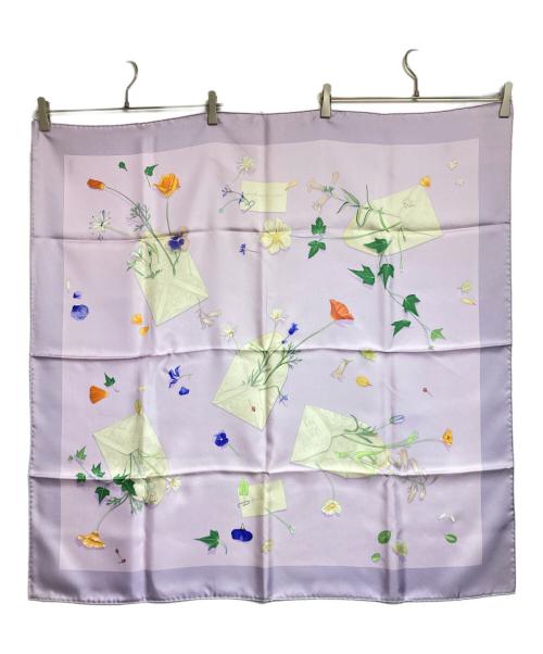 HERMES（エルメス）HERMES (エルメス) カレ90 パープルの古着・服飾アイテム