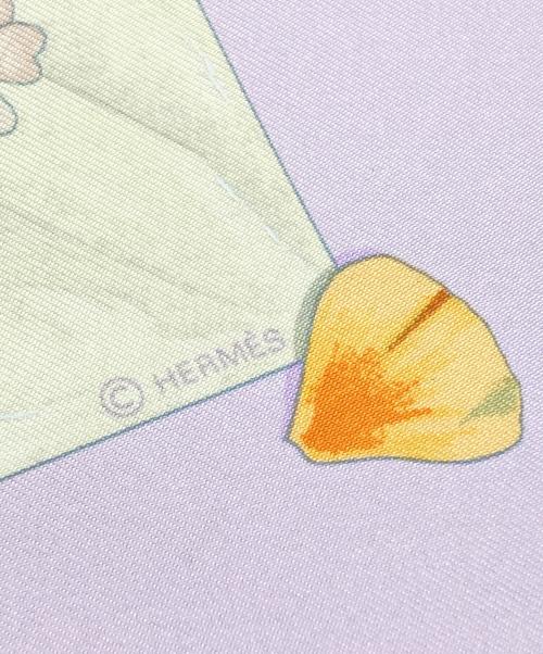 HERMES（エルメス）HERMES (エルメス) カレ90 パープルの古着・服飾アイテム
