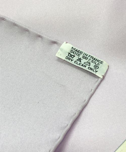 HERMES（エルメス）HERMES (エルメス) カレ90 パープルの古着・服飾アイテム