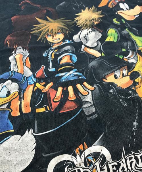 KINGDOM hearts（キングダムハーツ）KINGDOM HEARTS (キングダムハーツ) ゲームプリントTシャツ ブラック サイズ:XLの古着・服飾アイテム