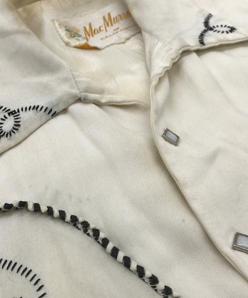 Mac Murray（マックマレー）Mac Murray (マックマレー) 50'sウエスタンジャケット ホワイト サイズ:-の古着・服飾アイテム