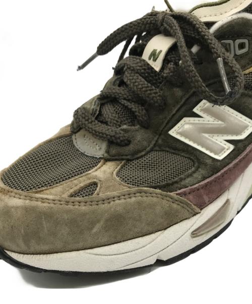 NEW BALANCE（ニューバランス）NEW BALANCE (ニューバランス) ローカットスニーカー ブラウン×グリーン サイズ:US 8 1/2の古着・服飾アイテム