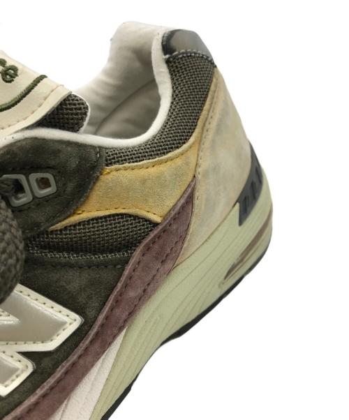 NEW BALANCE（ニューバランス）NEW BALANCE (ニューバランス) ローカットスニーカー ブラウン×グリーン サイズ:US 8 1/2の古着・服飾アイテム