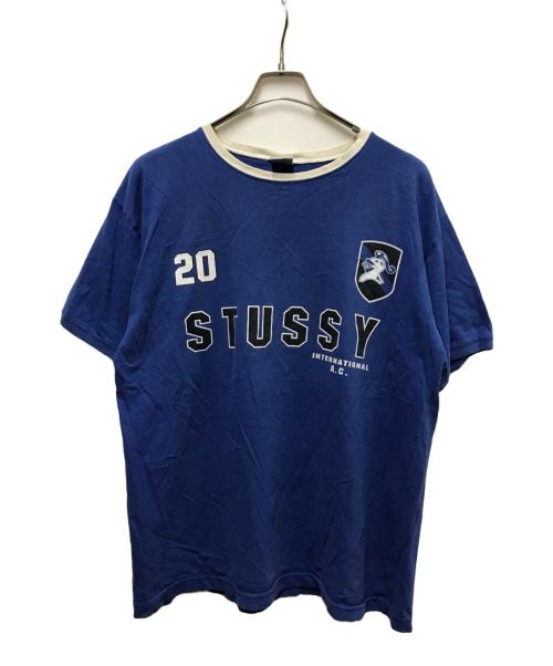 stussy（ステューシー）stussy (ステューシー) ナンバリングTシャツ ブルー サイズ:Mの古着・服飾アイテム