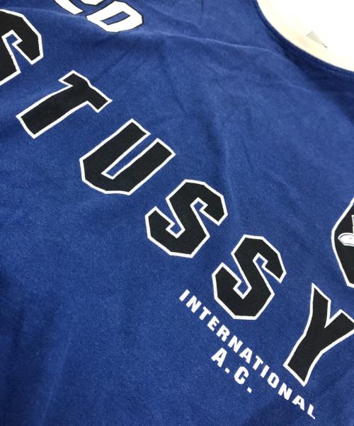 stussy（ステューシー）stussy (ステューシー) ナンバリングTシャツ ブルー サイズ:Mの古着・服飾アイテム
