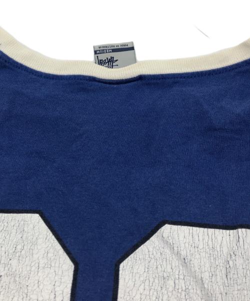 stussy（ステューシー）stussy (ステューシー) ナンバリングTシャツ ブルー サイズ:Mの古着・服飾アイテム