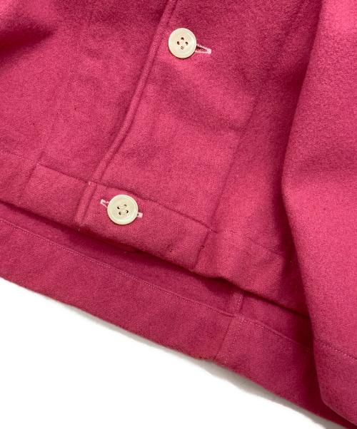 COMME des GARCONS HOMME（コムデギャルソン オム）COMME des GARCONS HOMME (コムデギャルソン オム) 縮絨ウールCPOジャケット ピンク サイズ:なしの古着・服飾アイテム