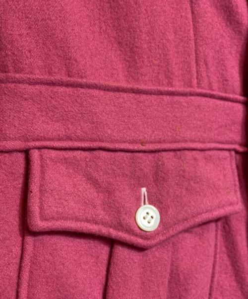COMME des GARCONS HOMME（コムデギャルソン オム）COMME des GARCONS HOMME (コムデギャルソン オム) 縮絨ウールCPOジャケット ピンク サイズ:なしの古着・服飾アイテム