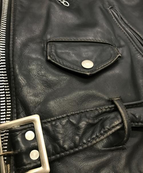 Schott（ショット）Schott (ショット) 80-90’Sライダースジャケット ブラック サイズ:38の古着・服飾アイテム