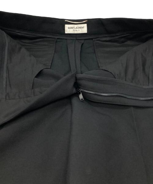 Saint Laurent Paris（サンローランパリ）Saint Laurent Paris (サンローランパリ) ウールモヘア2タックショーツ/Wool Mohair 2-Tuck Shorts ブラック サイズ:42の古着・服飾アイテム