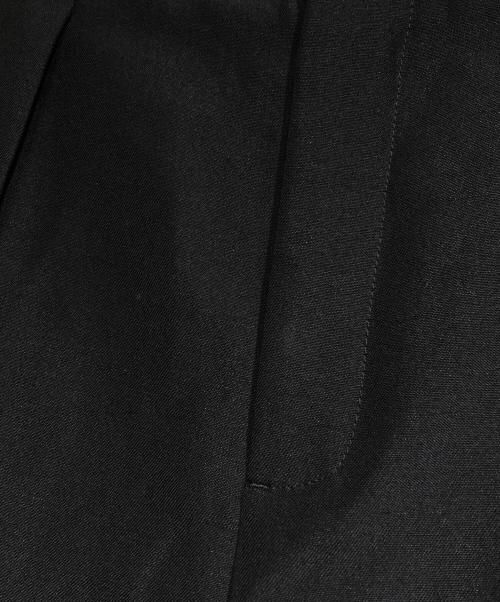 Saint Laurent Paris（サンローランパリ）Saint Laurent Paris (サンローランパリ) ウールモヘア2タックショーツ/Wool Mohair 2-Tuck Shorts ブラック サイズ:42の古着・服飾アイテム