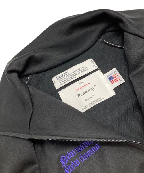 DAIRIKU（ダイリク）DAIRIKU (ダイリク) Film Students Track Jacket/フィルムスチューデンツトラックジャケット ブラック サイズ:Ｍの古着・服飾アイテム