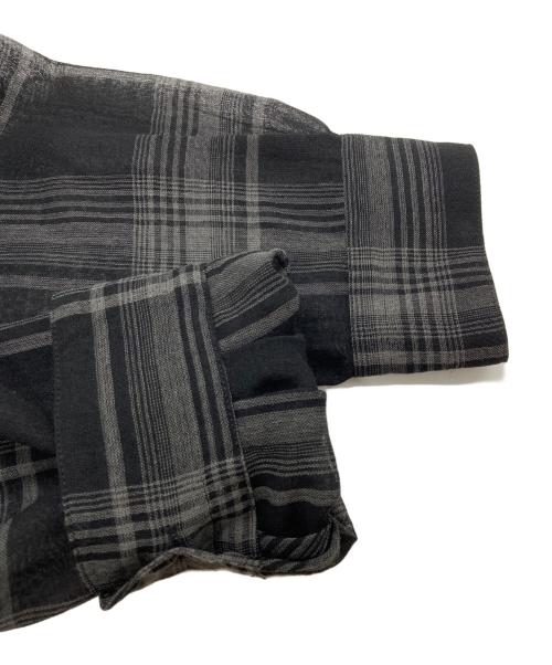 DAIRIKU（ダイリク）DAIRIKU (ダイリク) ASTRONAUT CHECK TIE SHIRT グレー サイズ:Lの古着・服飾アイテム