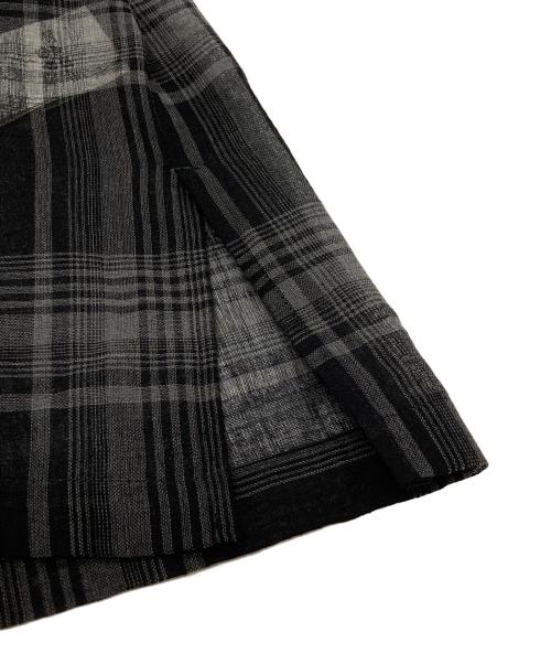 DAIRIKU（ダイリク）DAIRIKU (ダイリク) ASTRONAUT CHECK TIE SHIRT グレー サイズ:Lの古着・服飾アイテム