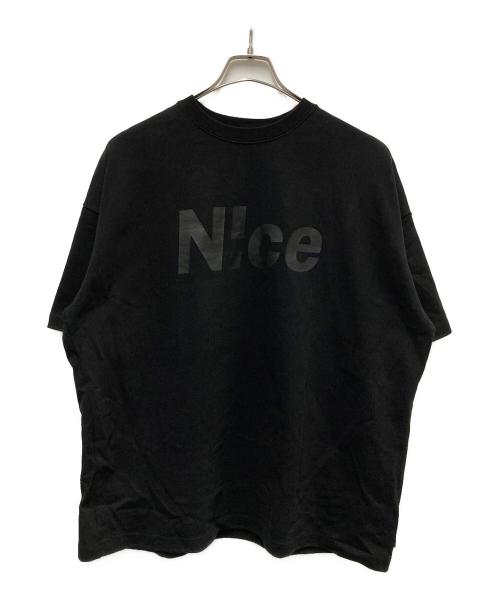 N!ce（ナイス）N!CE (ナイス) Basic Tee ブラック サイズ:Mの古着・服飾アイテム