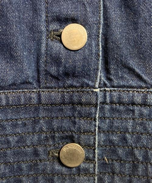 J.W.ANDERSON（ジェイダブリューアンダーソン）J.W.ANDERSON (ジェイダブリューアンダーソン) リボンスリーブデニムジャケット インディゴ サイズ:34の古着・服飾アイテム