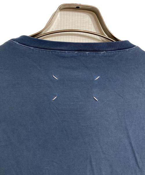 Maison Margiela（メゾンマルジェラ）Maison Margiela (メゾンマルジェラ) オーバーサイズ オーバーダイ ロゴTシャツ/Oversized overdye logo T-shirt ネイビー サイズ:Mの古着・服飾アイテム