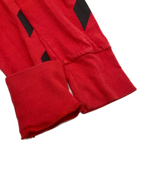 OFFWHITE（オフホワイト）OFFWHITE (オフホワイト) DIAG MONALISA L/S TEE レッド サイズ:Lの古着・服飾アイテム