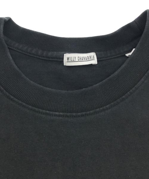 WILLY CHAVARRIA（ウィリーチャバリア）WILLY CHAVARRIA (ウィリーチャバリア) Tom T-Shirt 3 ブラック サイズ:Lの古着・服飾アイテム
