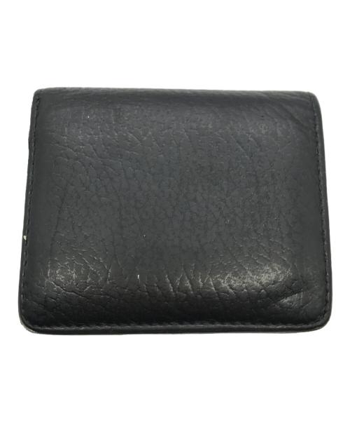 Maison Margiela（メゾンマルジェラ）Maison Margiela (メゾンマルジェラ) 4ステッチ 二つ折り ウォレット ブラックの古着・服飾アイテム