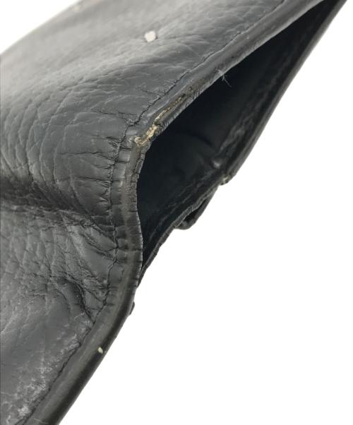 Maison Margiela（メゾンマルジェラ）Maison Margiela (メゾンマルジェラ) 4ステッチ 二つ折り ウォレット ブラックの古着・服飾アイテム