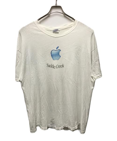 Hanes（ヘインズ）Hanes (ヘインズ) 企業プリントTシャツ ホワイト サイズ:XLの古着・服飾アイテム