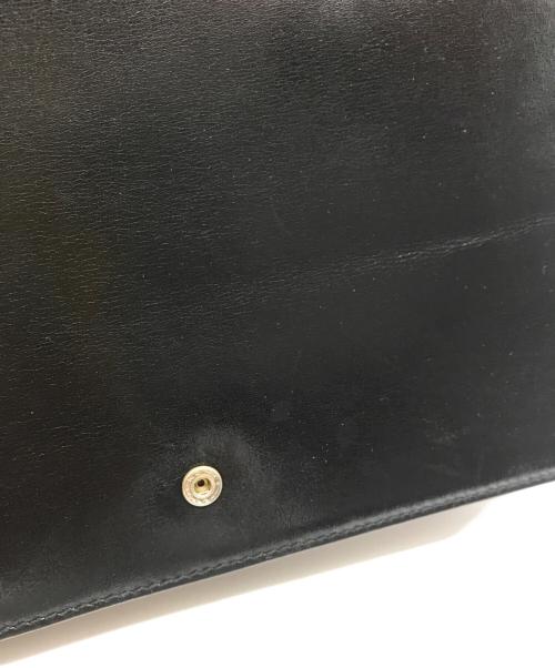 GIORGIO ARMANI（ジョルジョアルマーニ）GIORGIO ARMANI (ジョルジョアルマーニ) Valextra (ヴァレクストラ) ショルダーバッグ ブラックの古着・服飾アイテム
